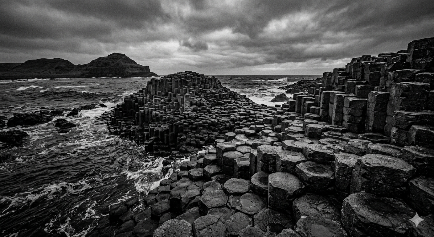 Giant's Causeway basalt columns